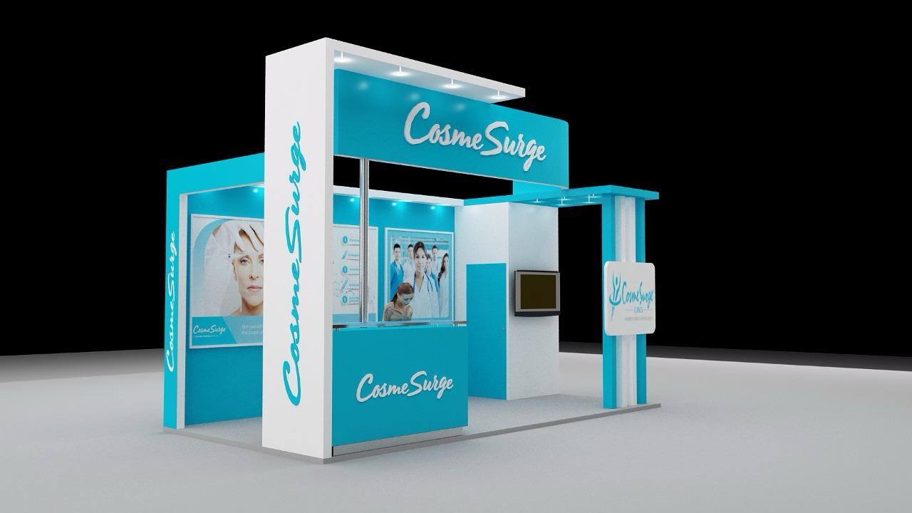CosmeSurge stand 3D concept