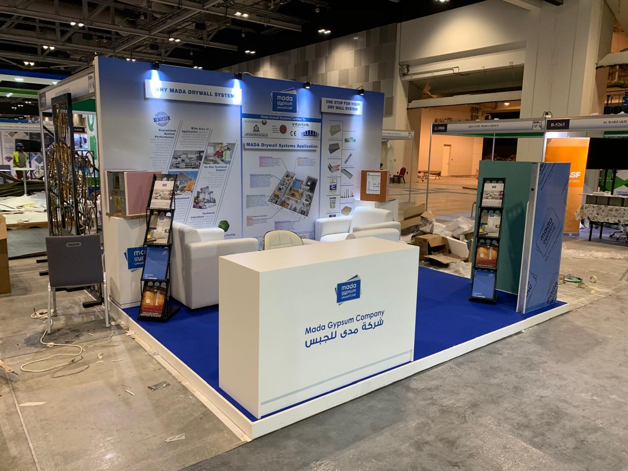 Mada Gypsum stand build