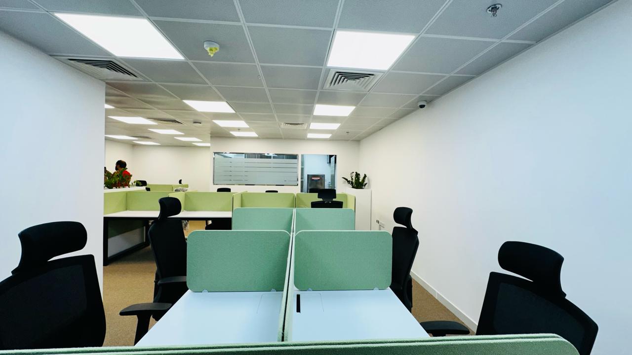 Open-plan office fit-out