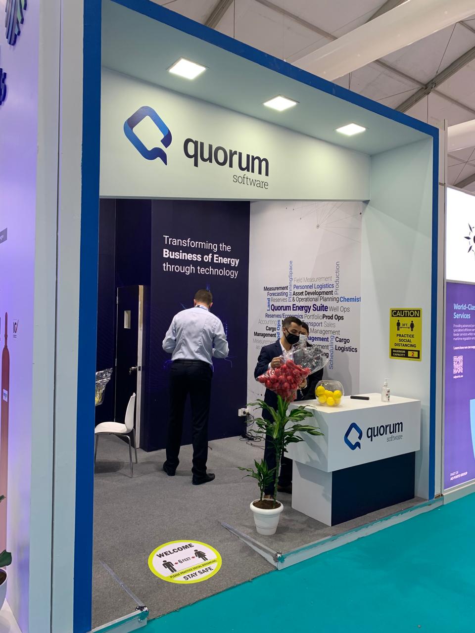 Quorum Software energy stand