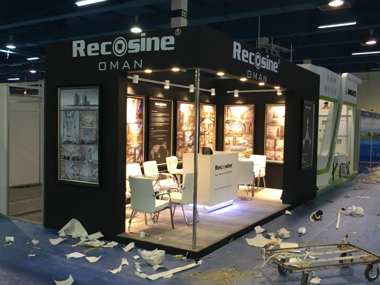 Recosine Oman exhibition stand