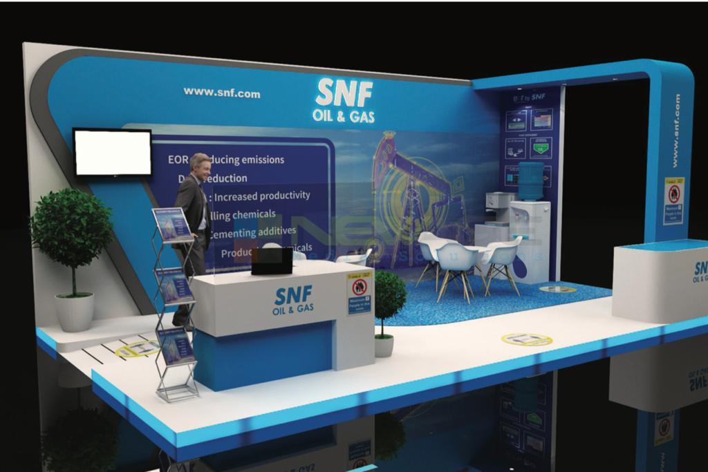 SNF Oil and Gas stand concept