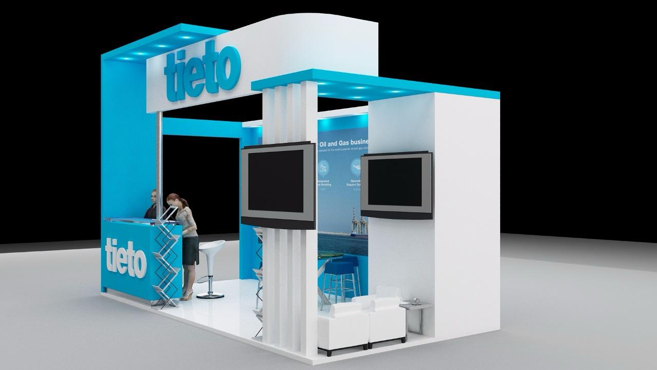 Tieto oil and gas stand concept